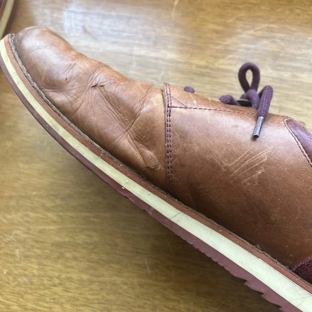 Pikolinos Dress Shoes‎ Mens 9.5-10 43 Brown Leather Casual Oxfords Lace-Up Derby